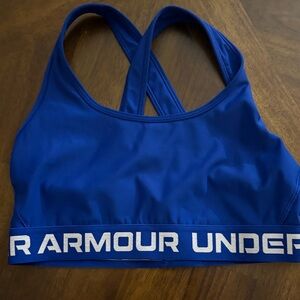 Under Armour Women's Bold Blue Sports Bra